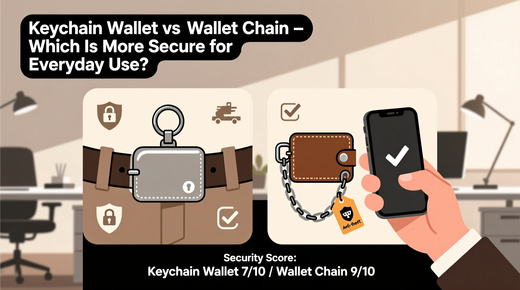 keychain wallet vs wallet chain which is more secure for everyday use