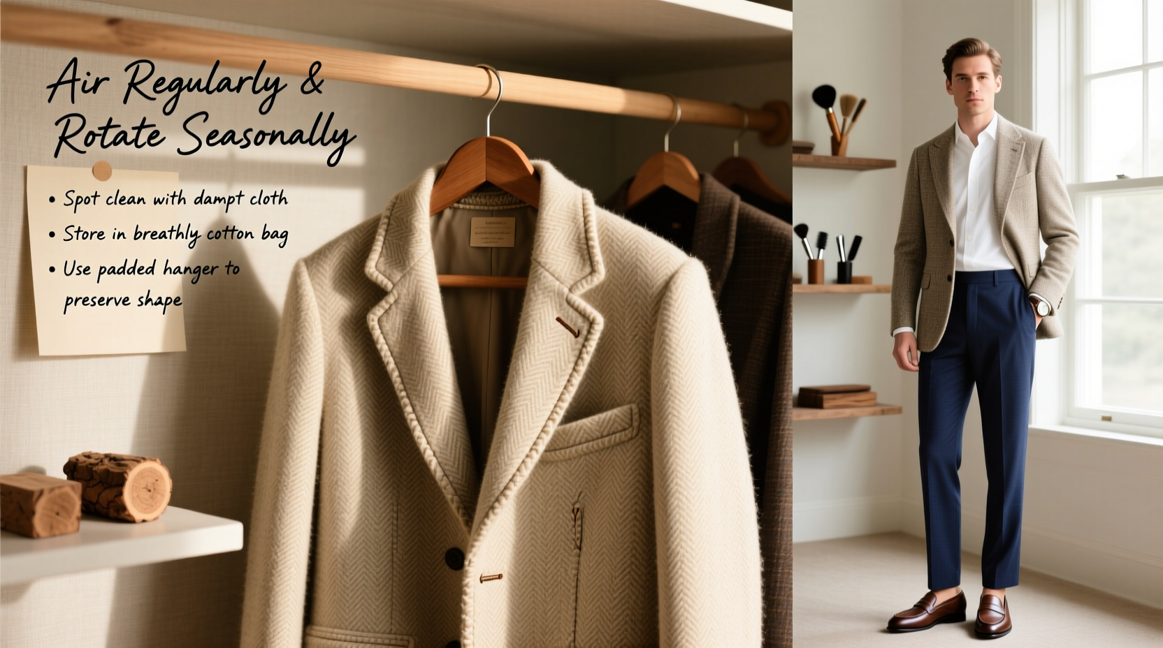 expert tips for maintaining and styling a thin tweed jacket for lasting wear