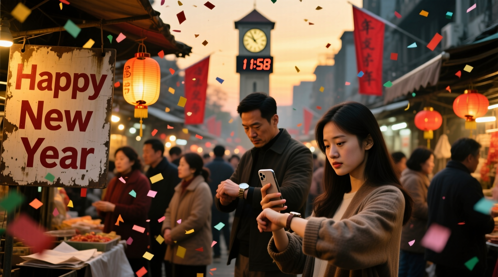 when is the cut off for saying happy new year