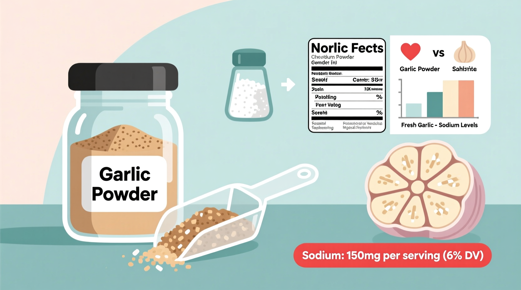 Hat Knoblauchpulver Natrium? Die klare Antwort mit Praxis-Tipps