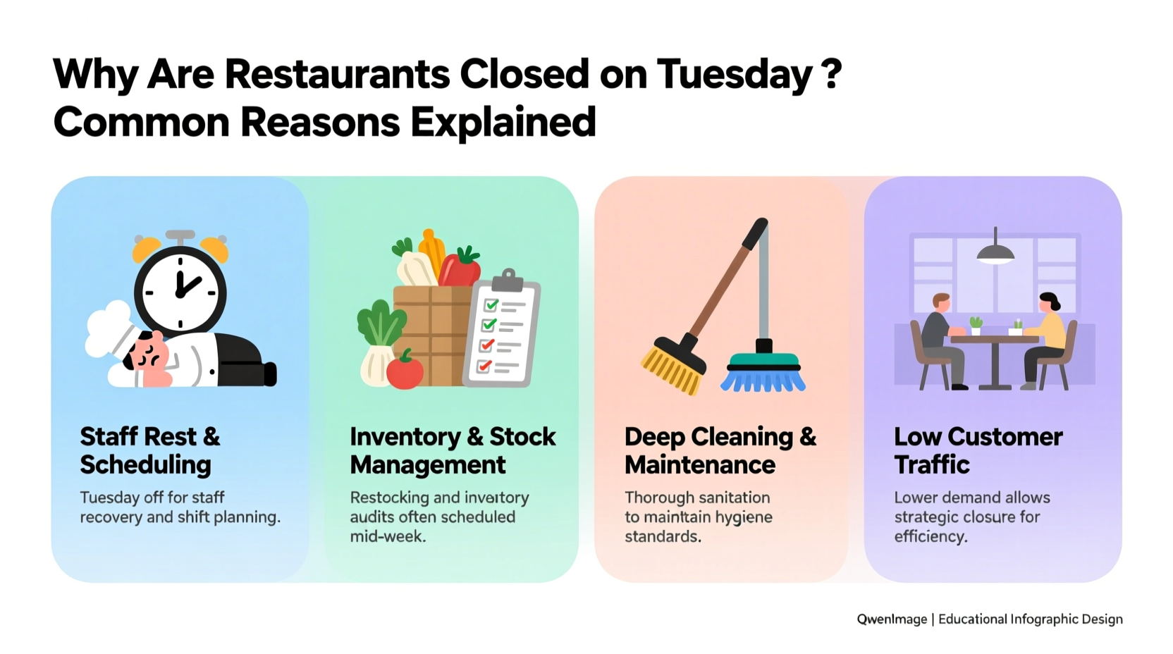 why are restaurants closed on tuesdays common reasons explained
