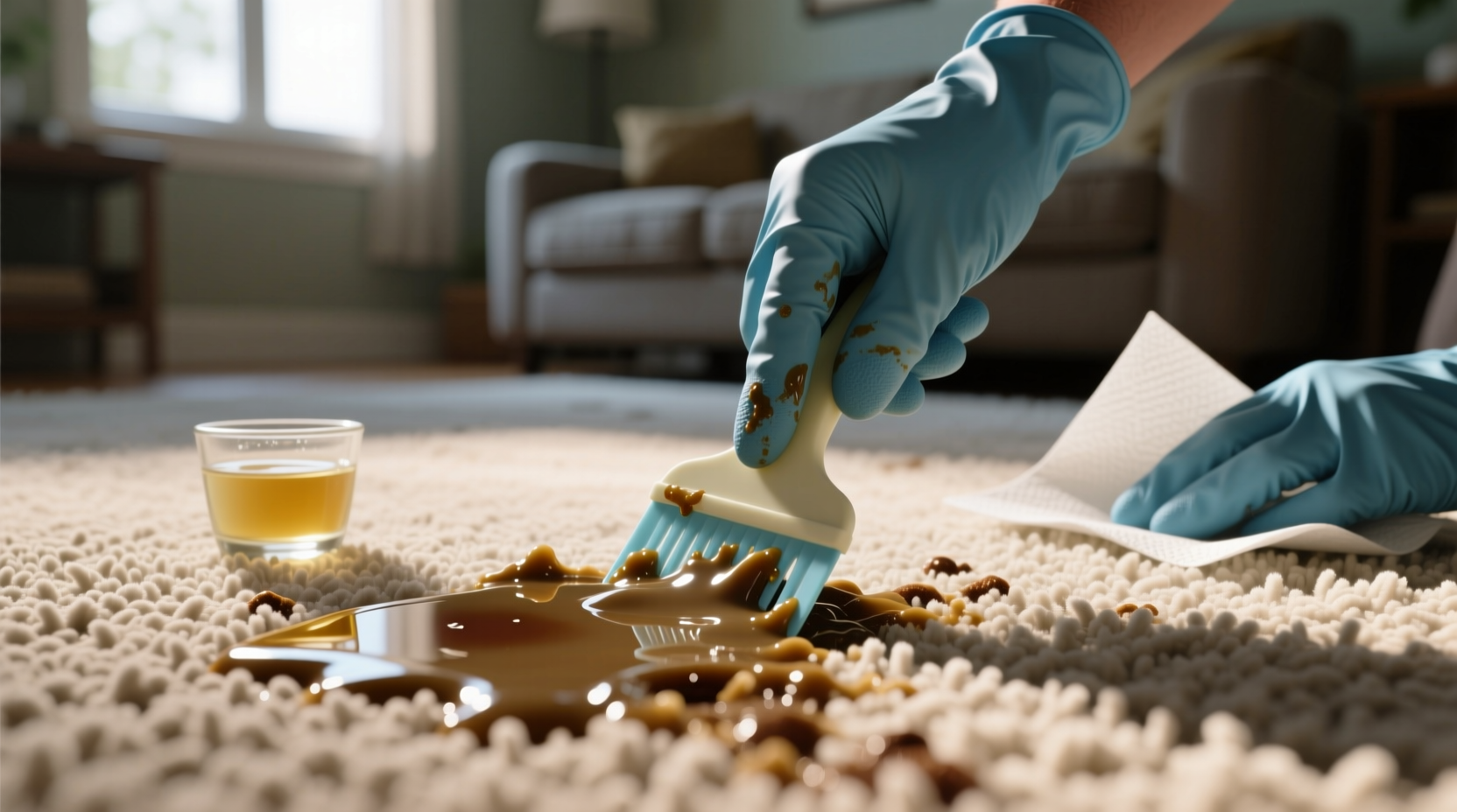 how to get slime out of carpet