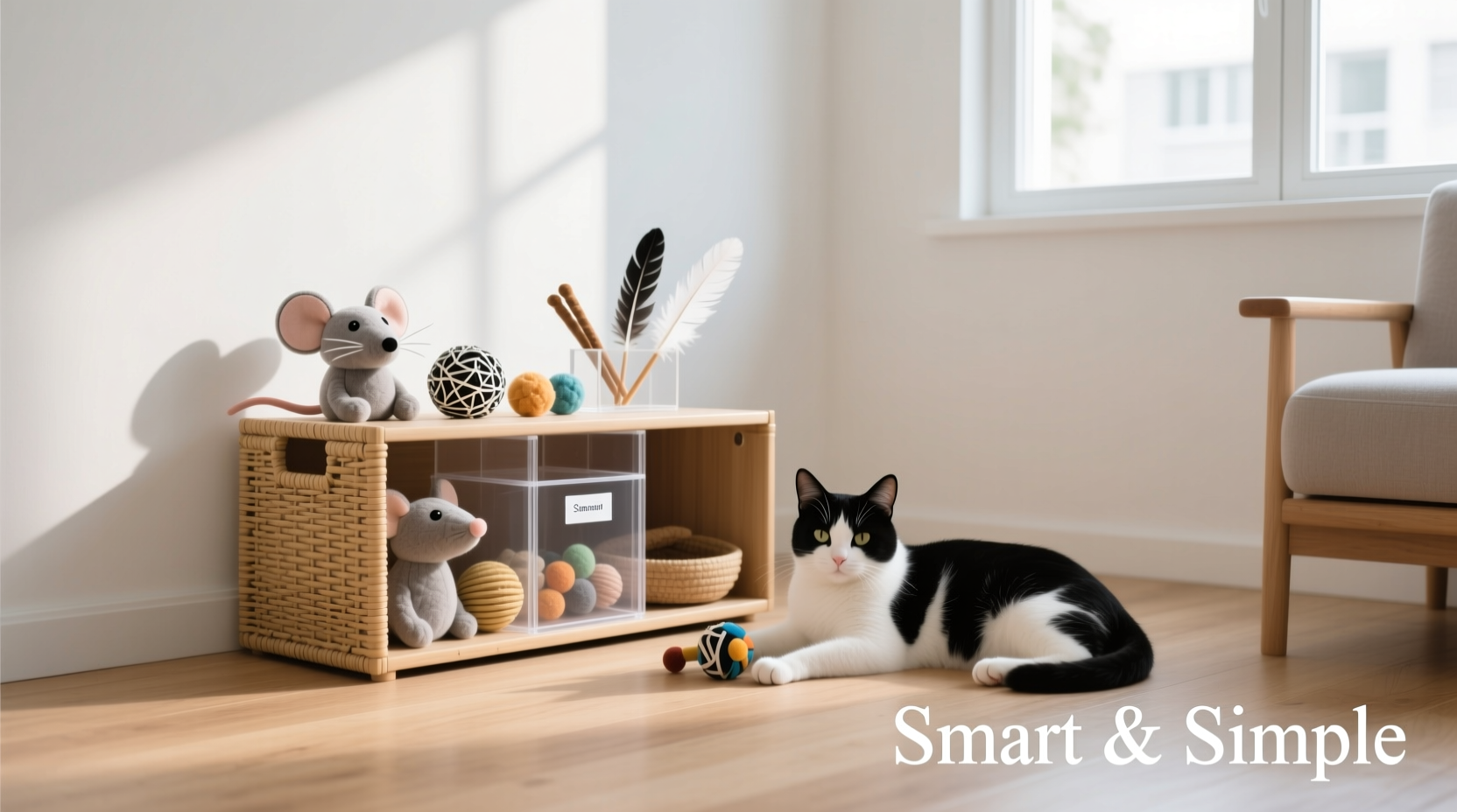 smart and simple ways to organize cat toys for a clutter free home