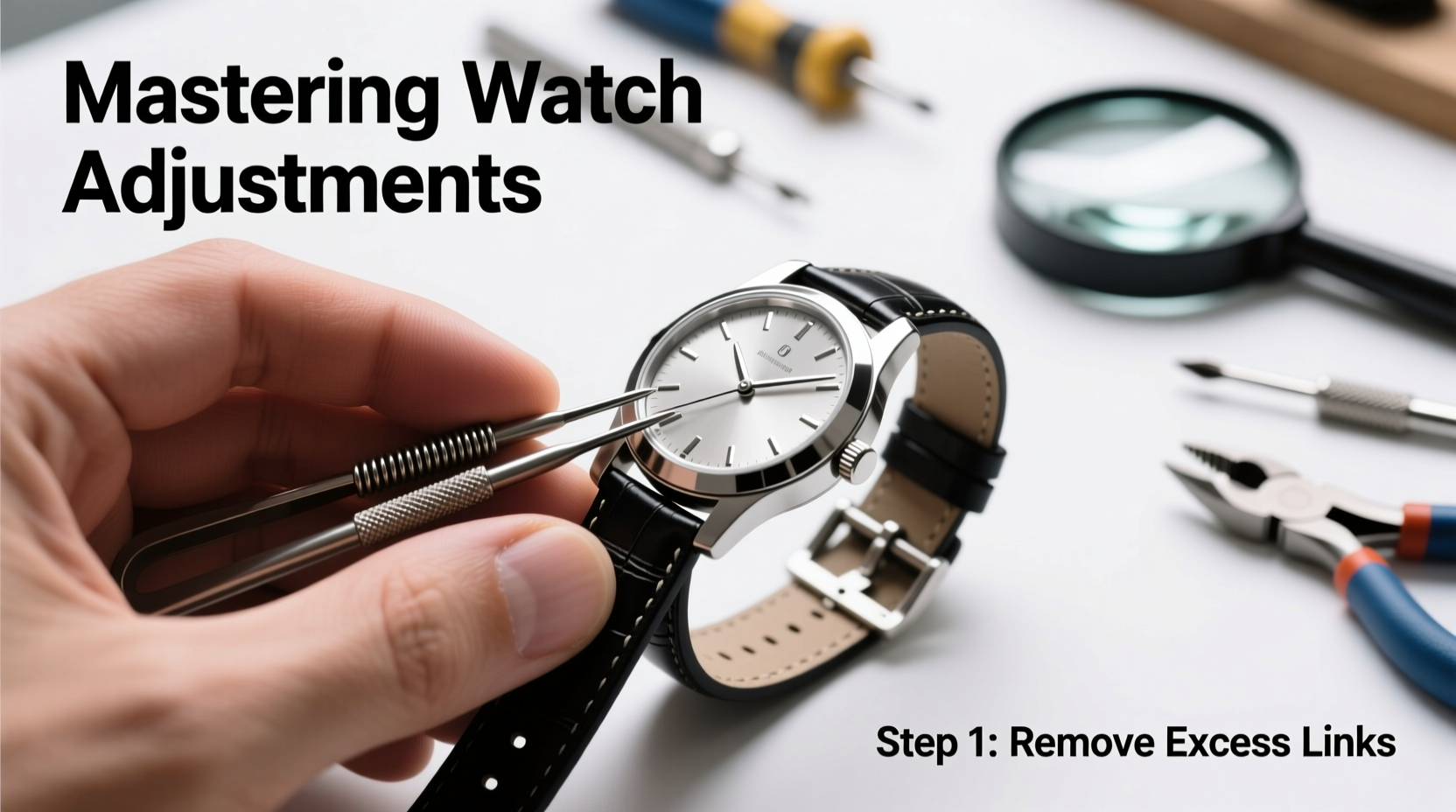 mastering watch adjustments step by step guide to perfectly fit any watch strap
