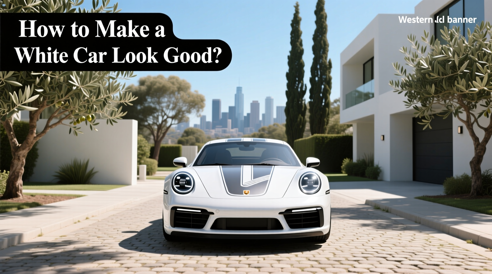 How to choose white car graphics, How to make a white car look good?
