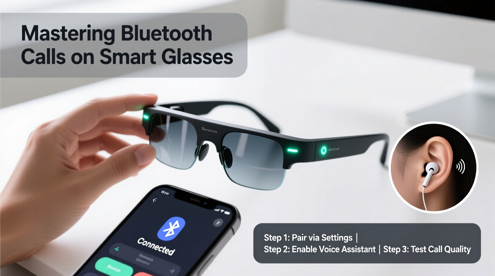 mastering bluetooth calls on smart glasses a step by step guide for seamless connectivity