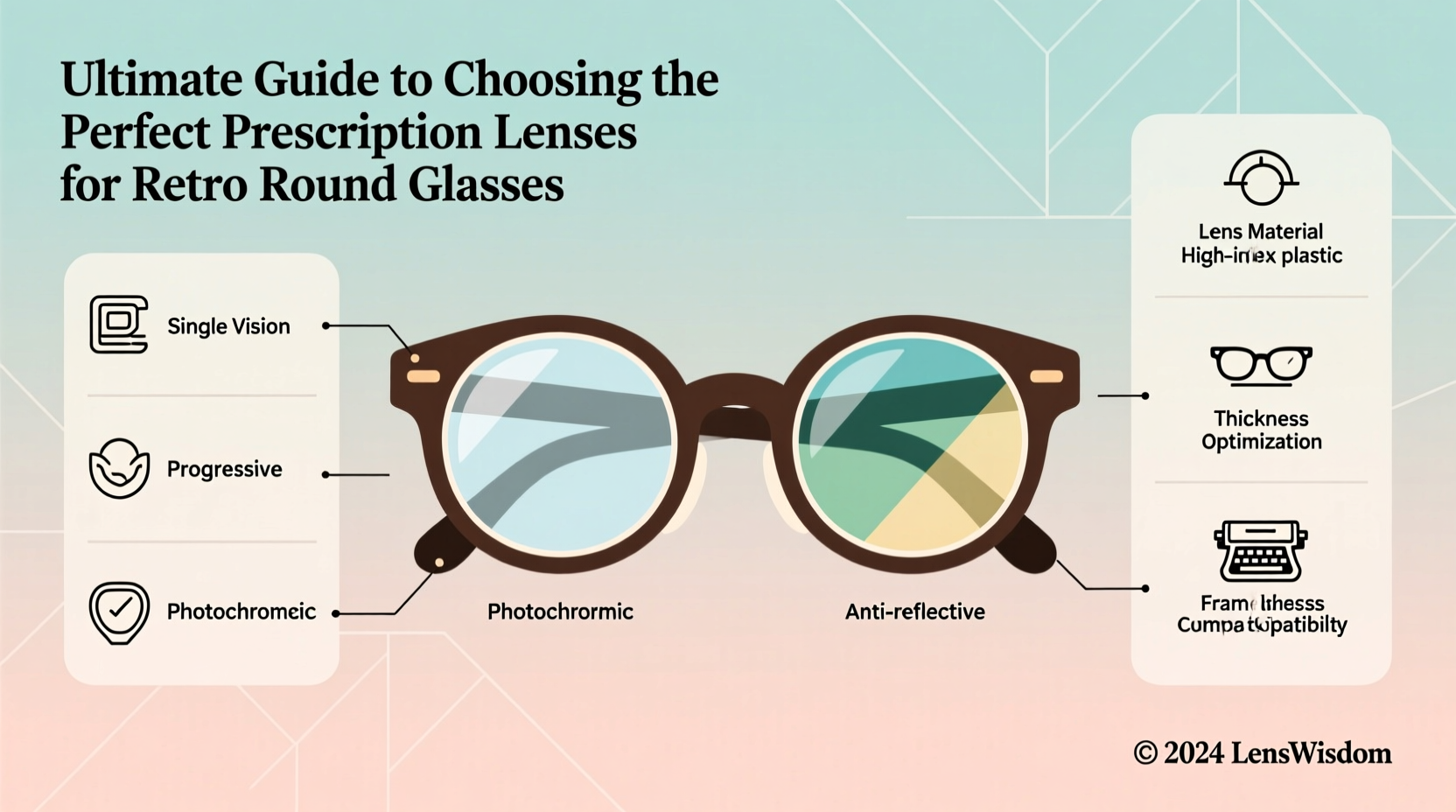 ultimate guide to choosing the perfect prescription lenses for retro round glasses