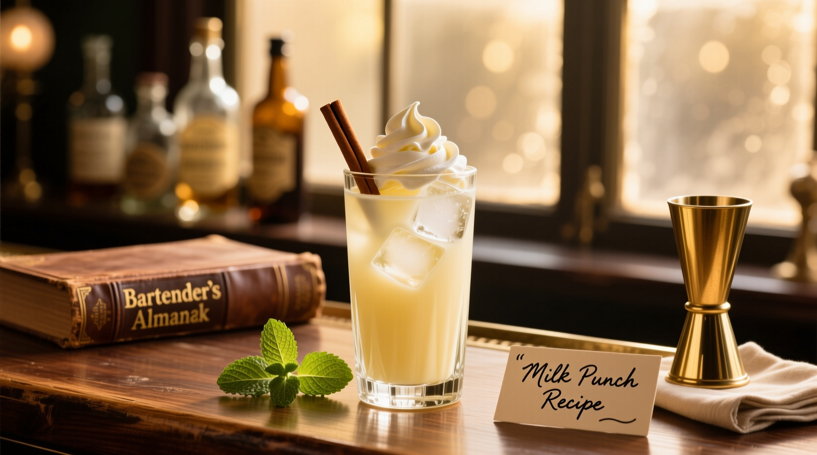 cocktails milk punch recipe