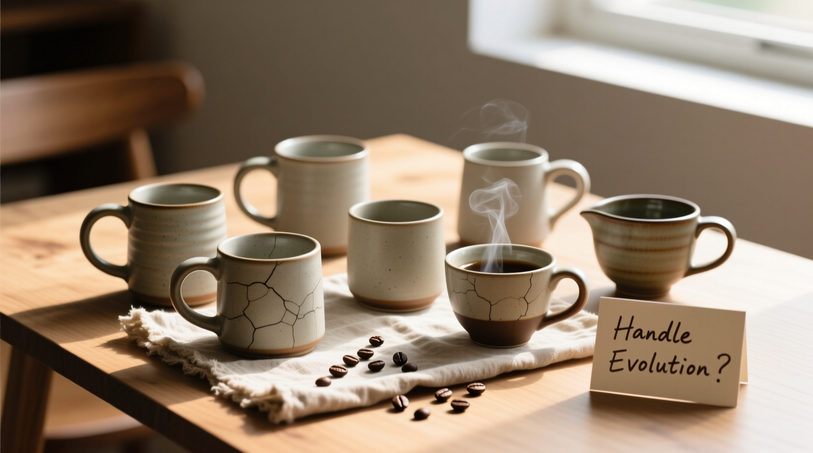 ceramic mugs are handles going out of style or am i missing something