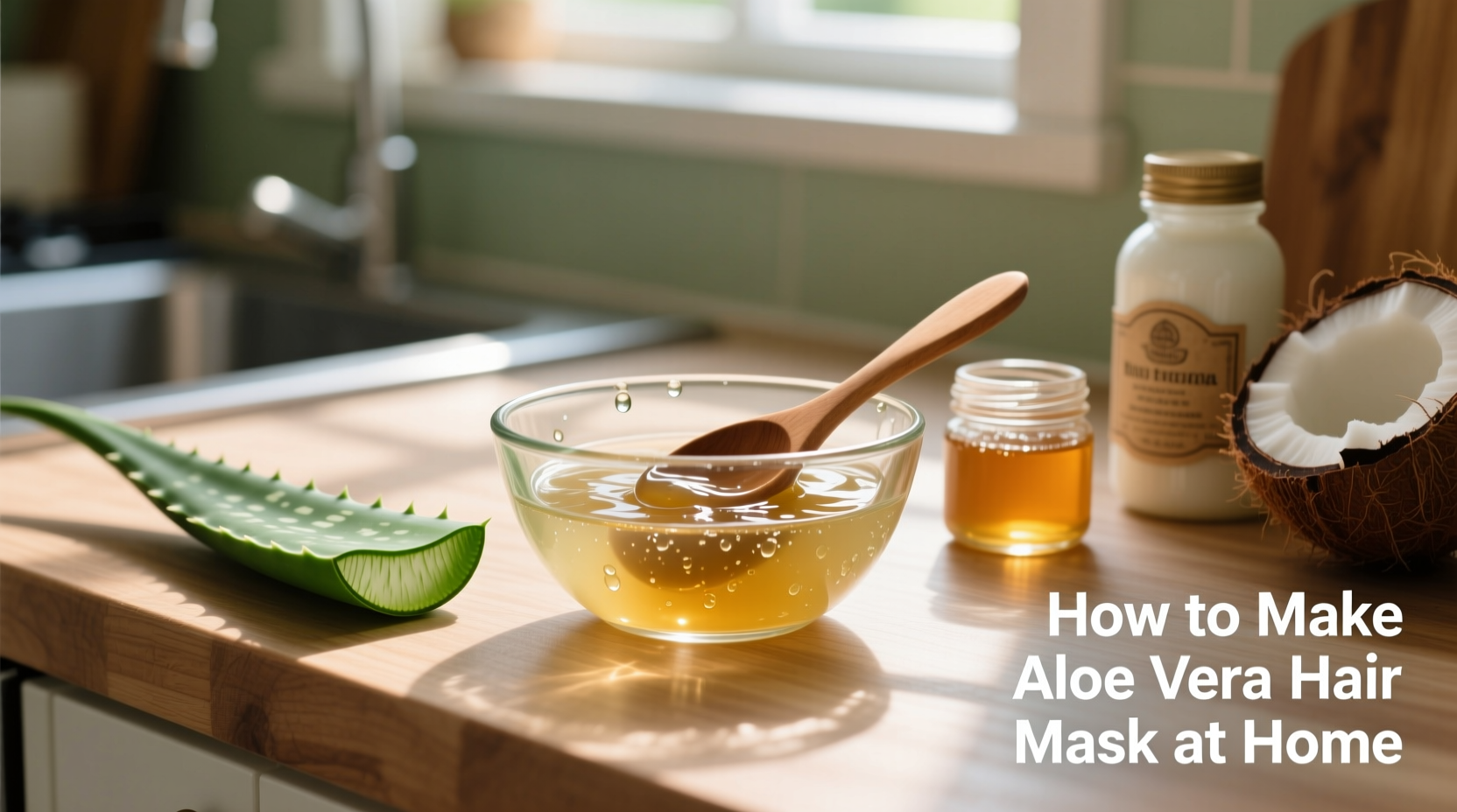how to make aloe vera hair mask