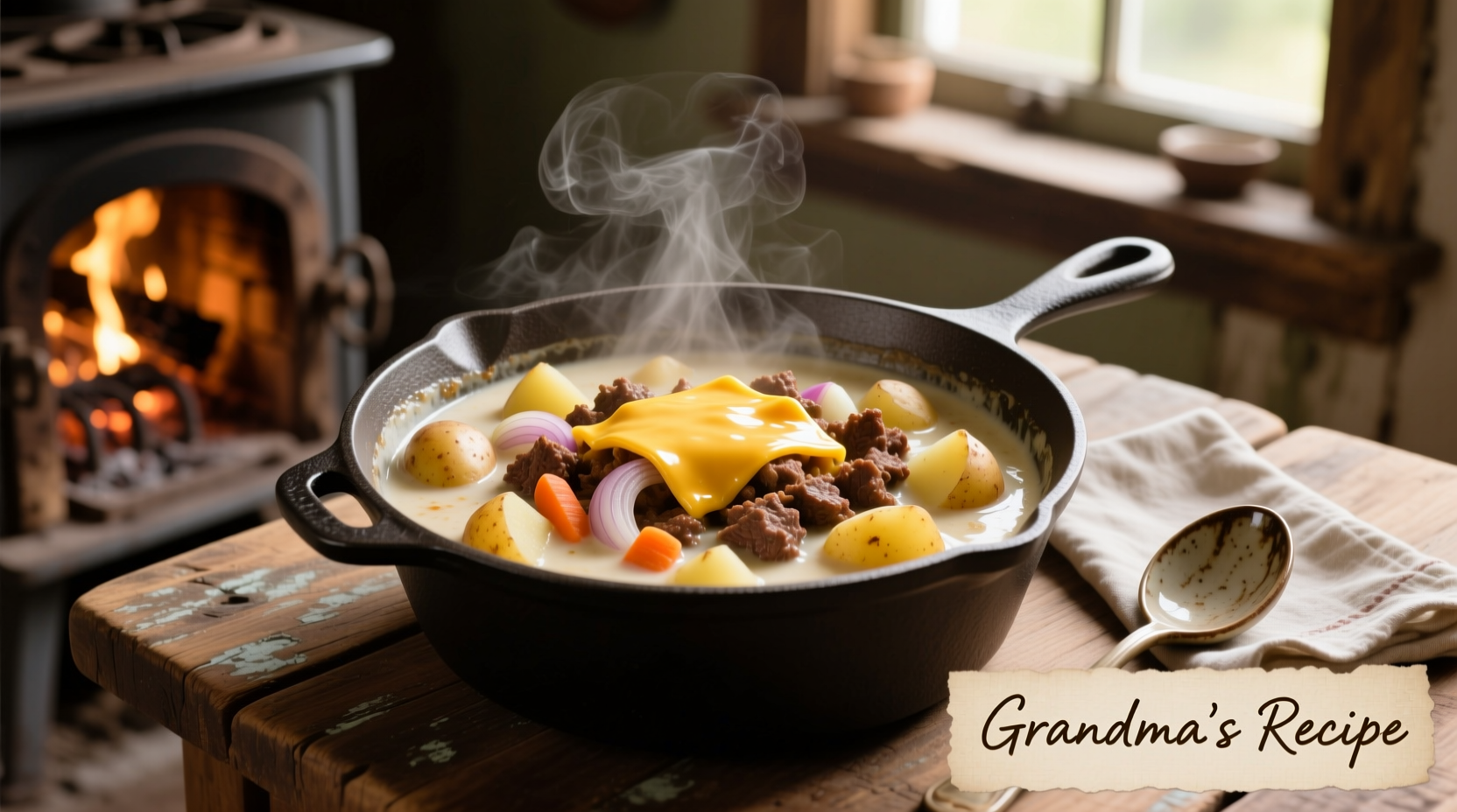 Perfect Potato Soup with Ground Beef Recipe in 45 Minutes