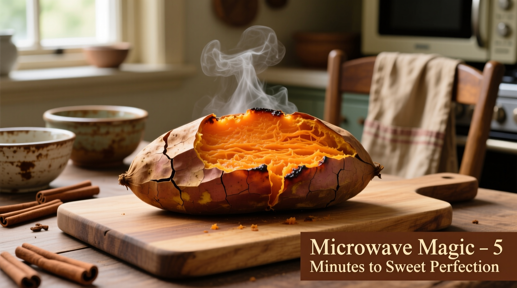 bake a sweet potato in the microwave