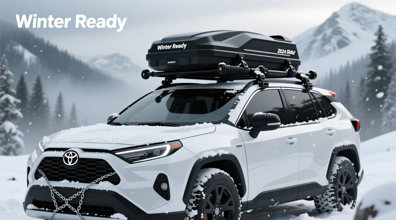 rav4 2024 roof rack winter