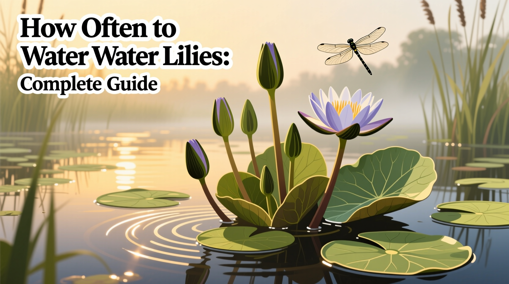 how often to water lilies