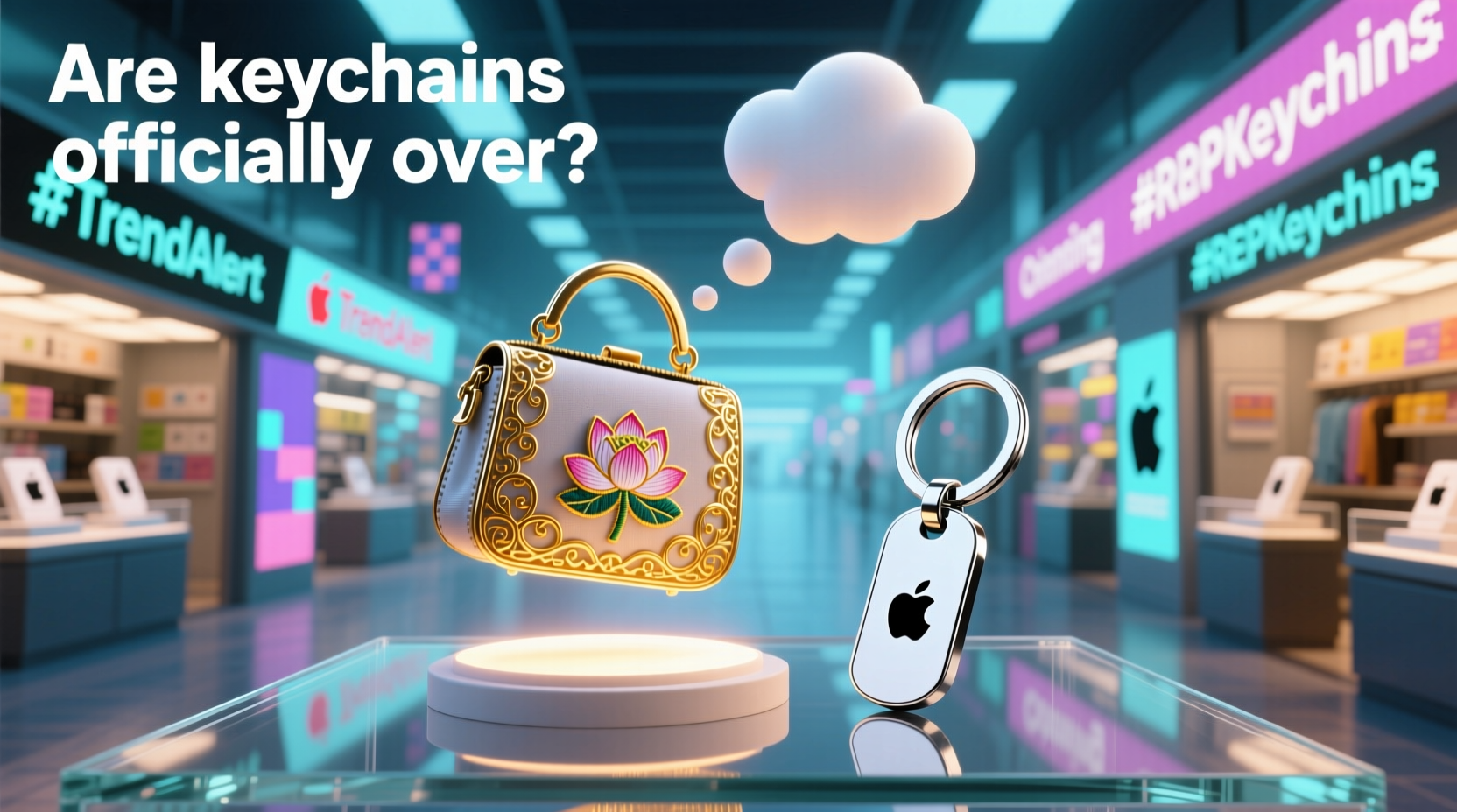 bag charm vs keychain are keychains officially over the internet seems to think so
