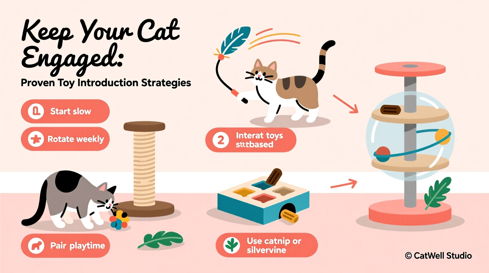 effective strategies to introduce new cat toys and keep your cat engaged