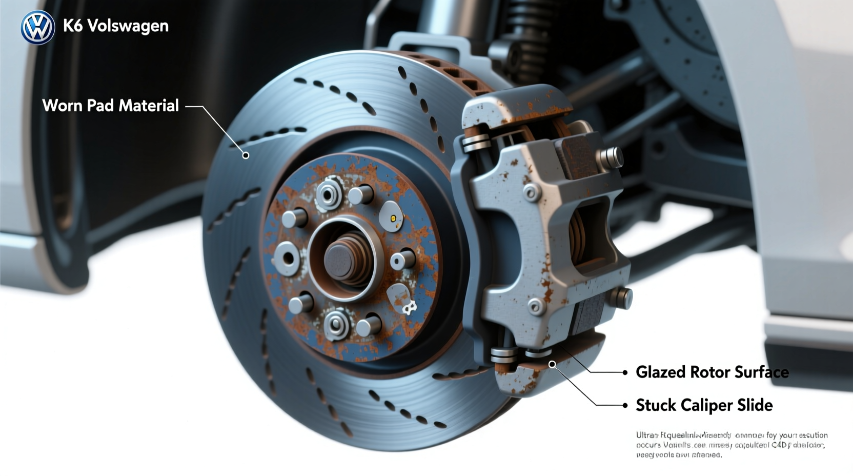 mk6 golfer brake squeal diagnosis