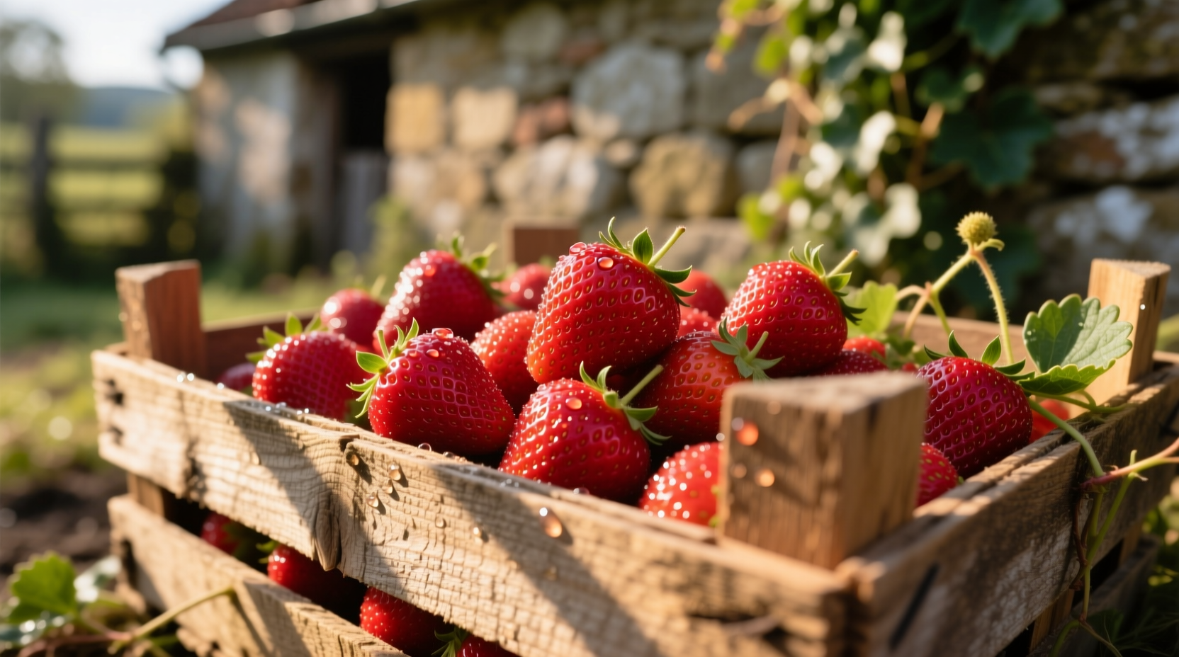 container strawberries