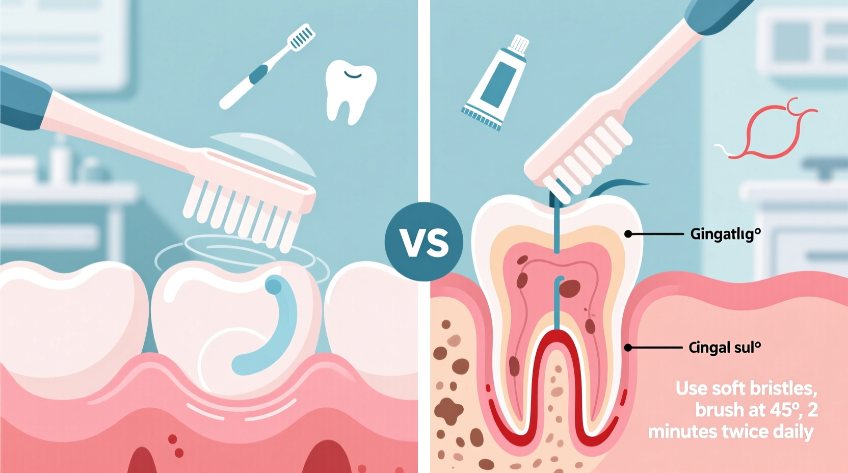 how to choose and use the right toothbrush to effectively prevent gum disease