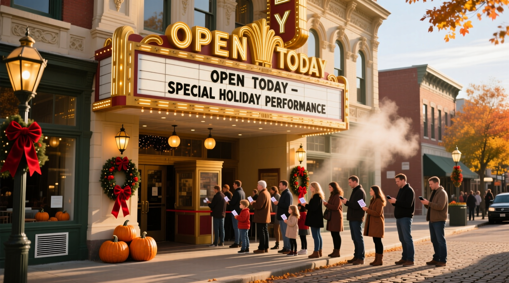 is the theater open on thanksgiving