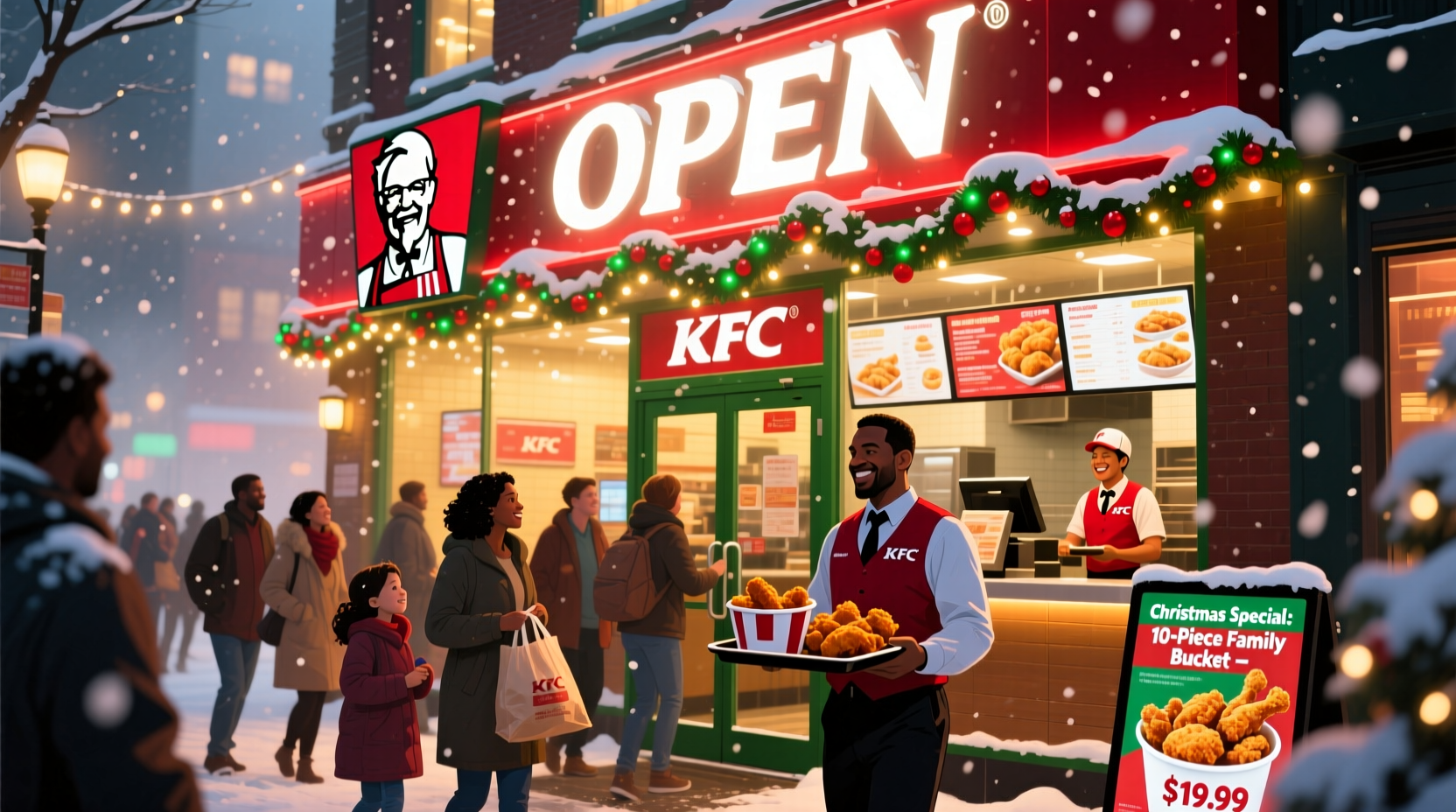 is kfc open on christmas day 2026