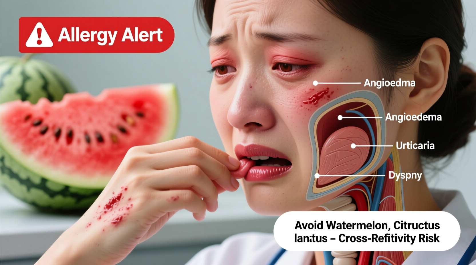 why am i allergic to watermelon symptoms what to avoid