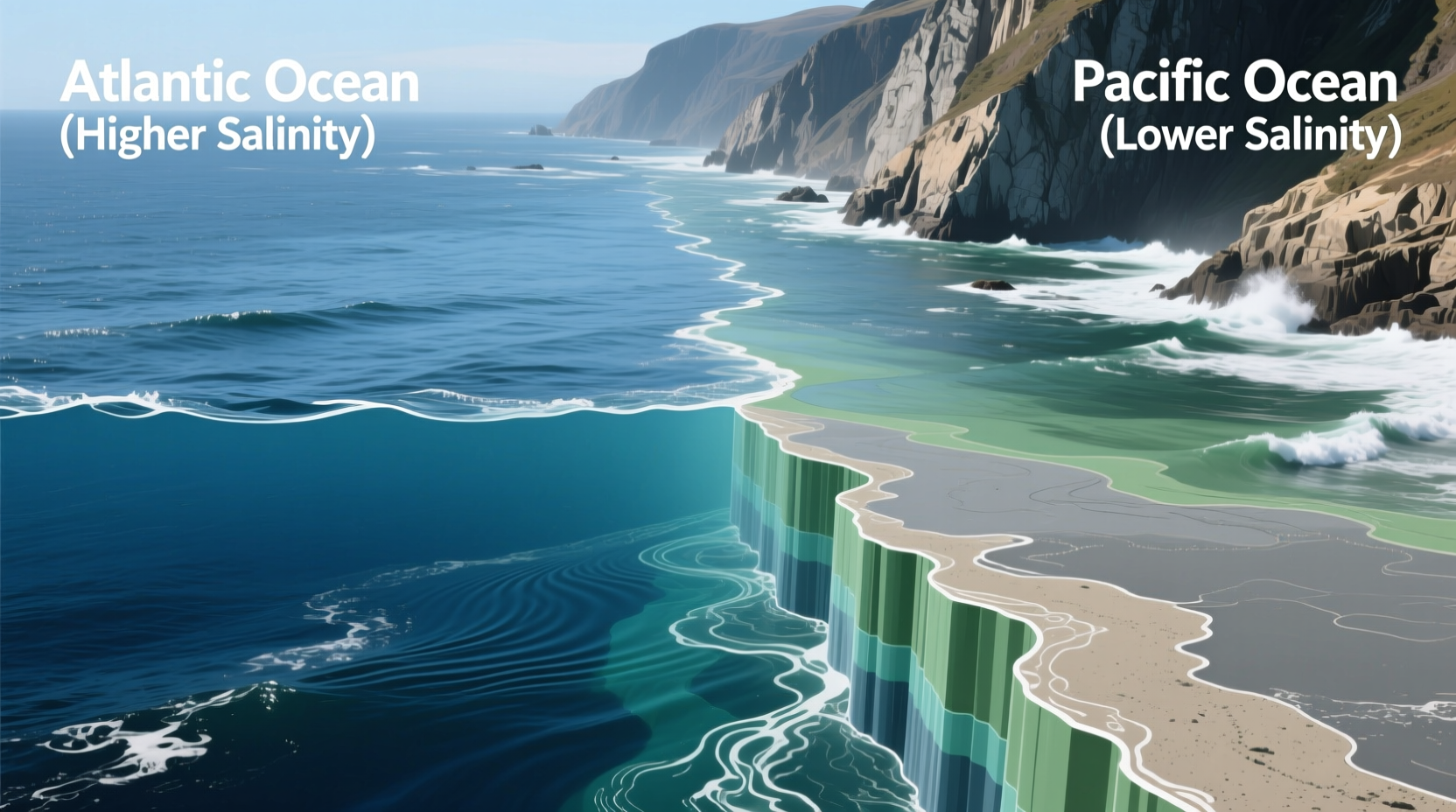 why dont the atlantic and pacific oceans mix the science 2