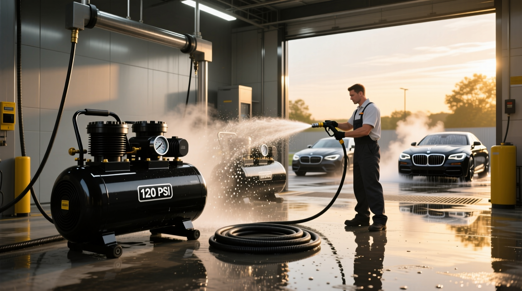 How to Choose Car Washing Water Compressors, What PSI Is Recommended for Washing Cars?