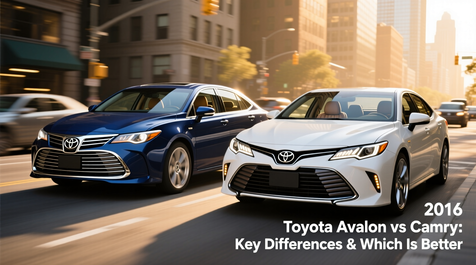 avalon 2016 vs camry 2016