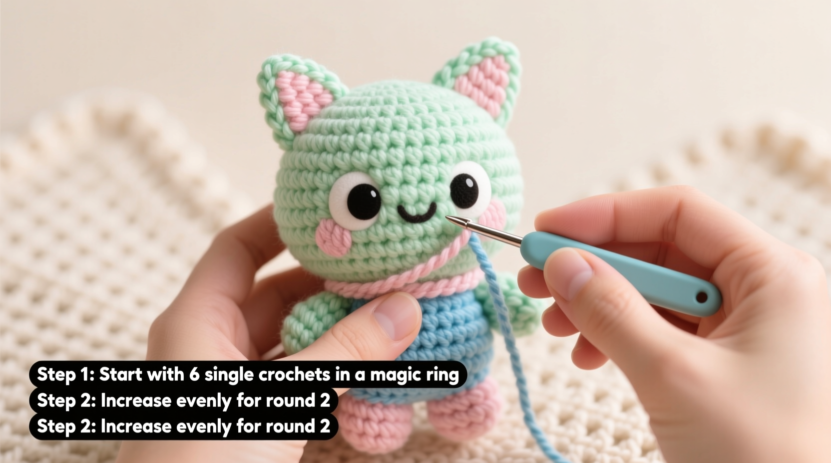 how to crochet labubu