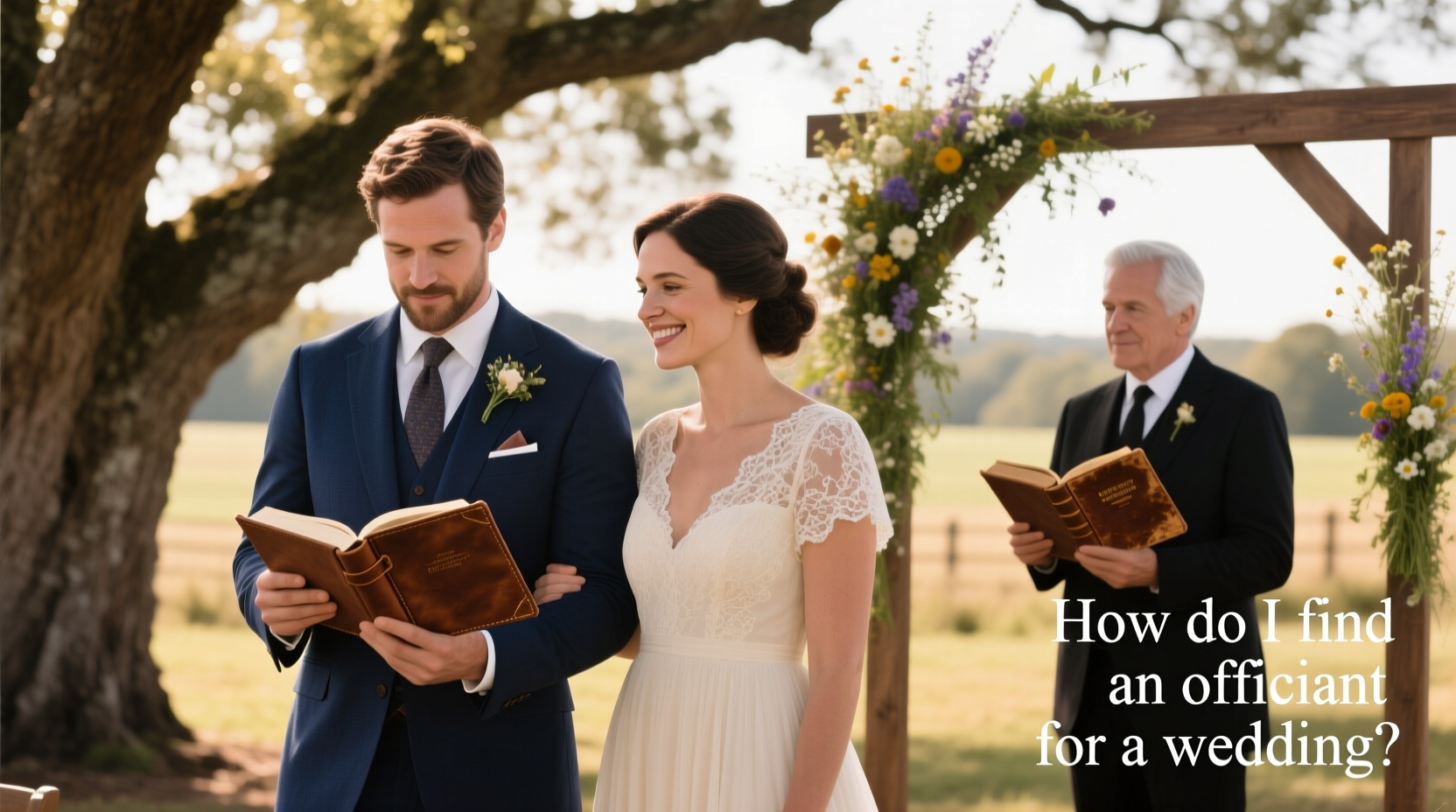 how do i find an officiant for a wedding