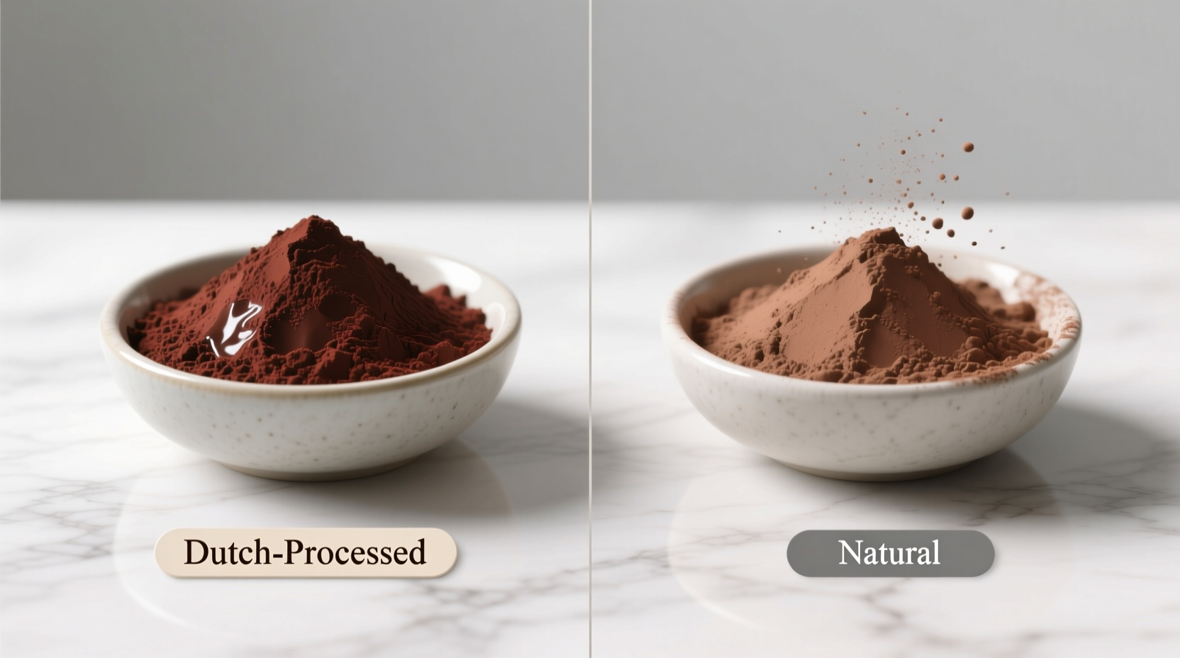 difference dutch process natural cocoa powder substitute