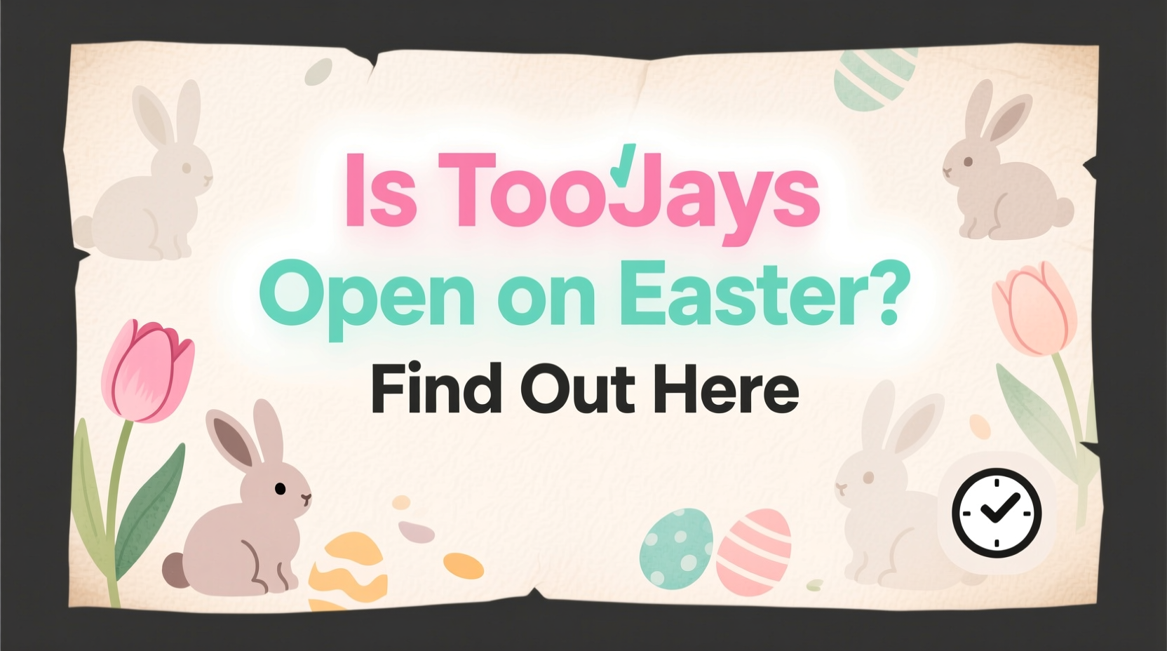 is toojays open on easter