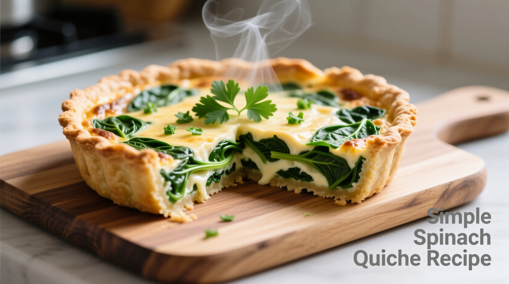 Simple Spinach Quiche Recipe: Ready in 45 Minutes