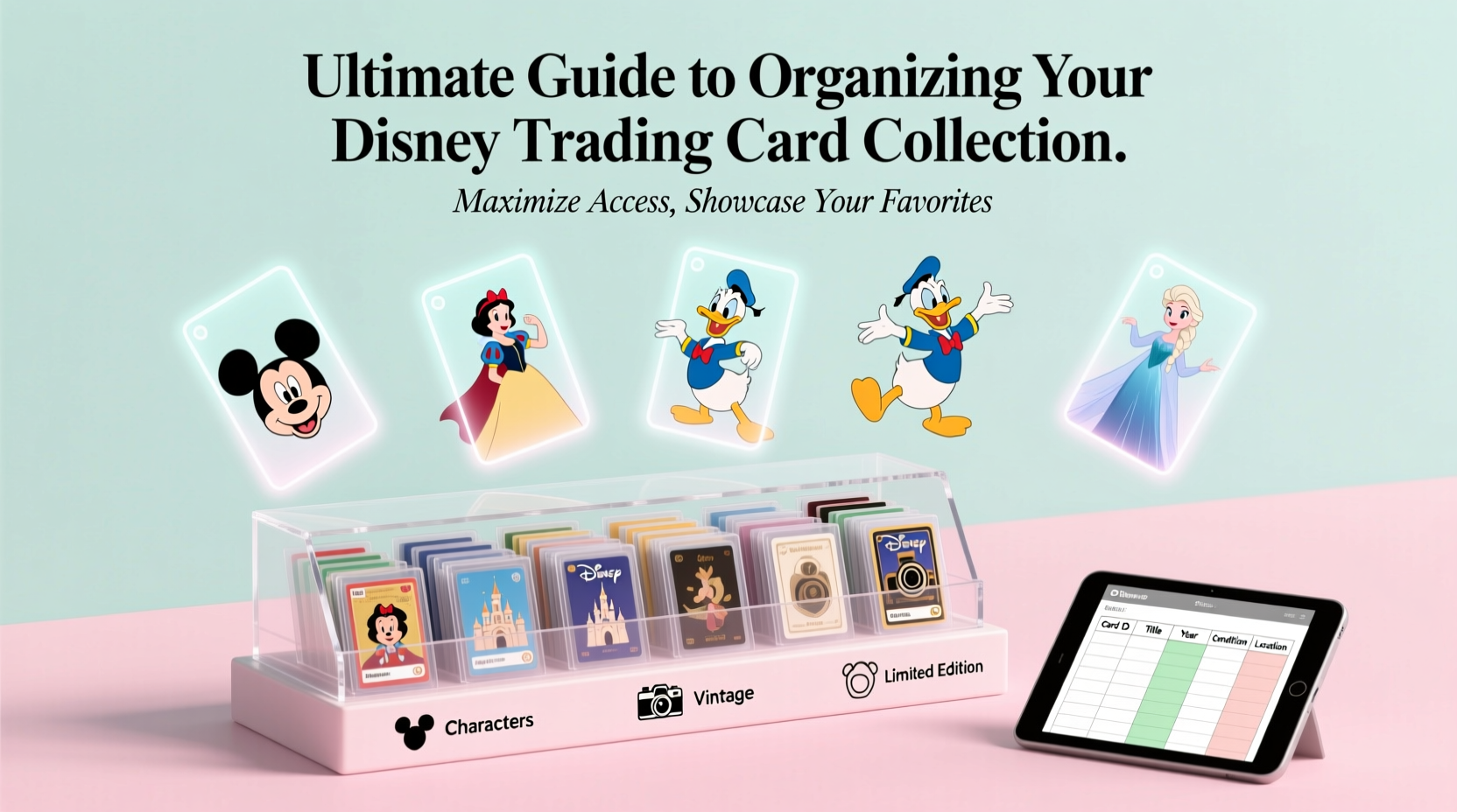 ultimate guide to organizing your disney trading card collection for easy access and display