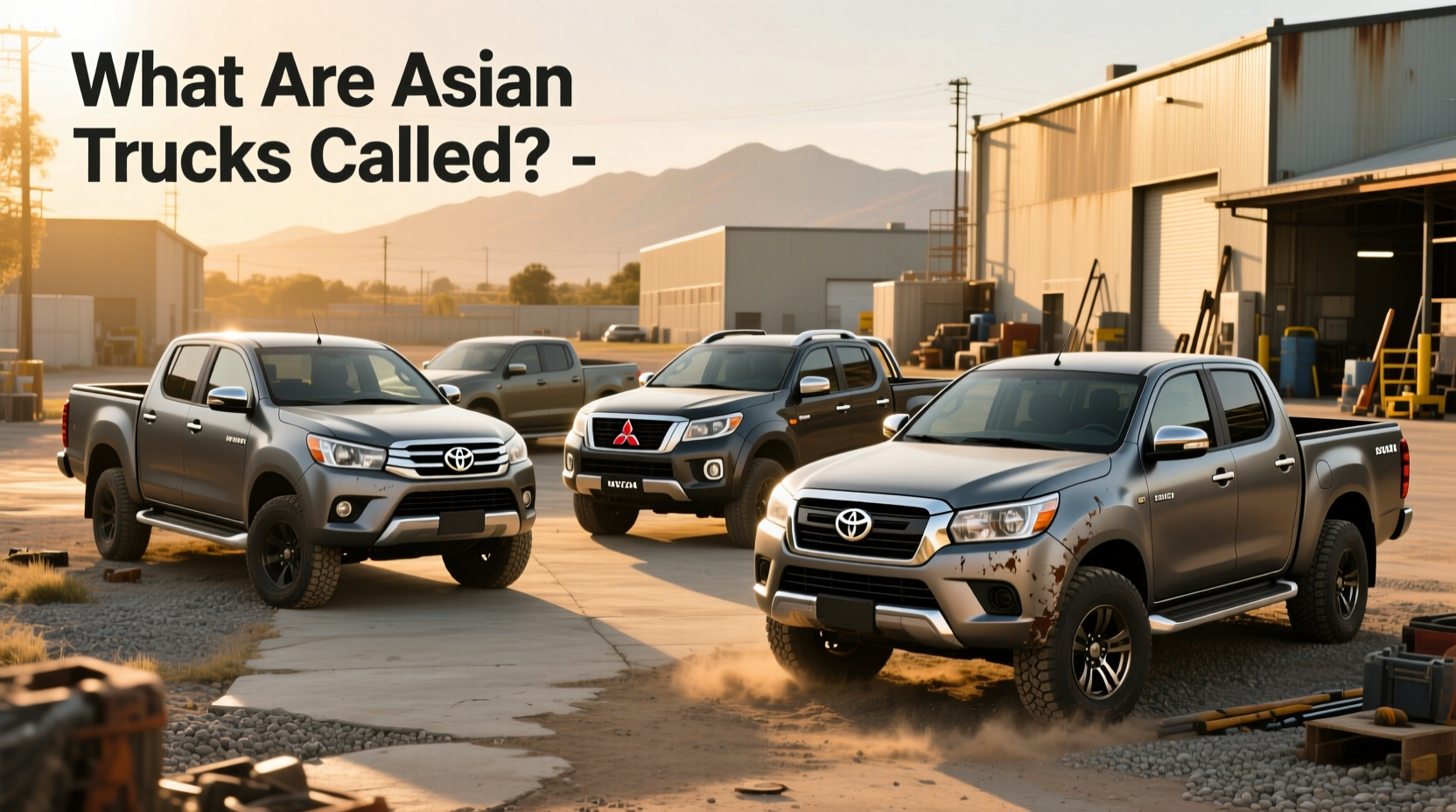 Asian Pickup Trucks Guide: How to Choose the Right One