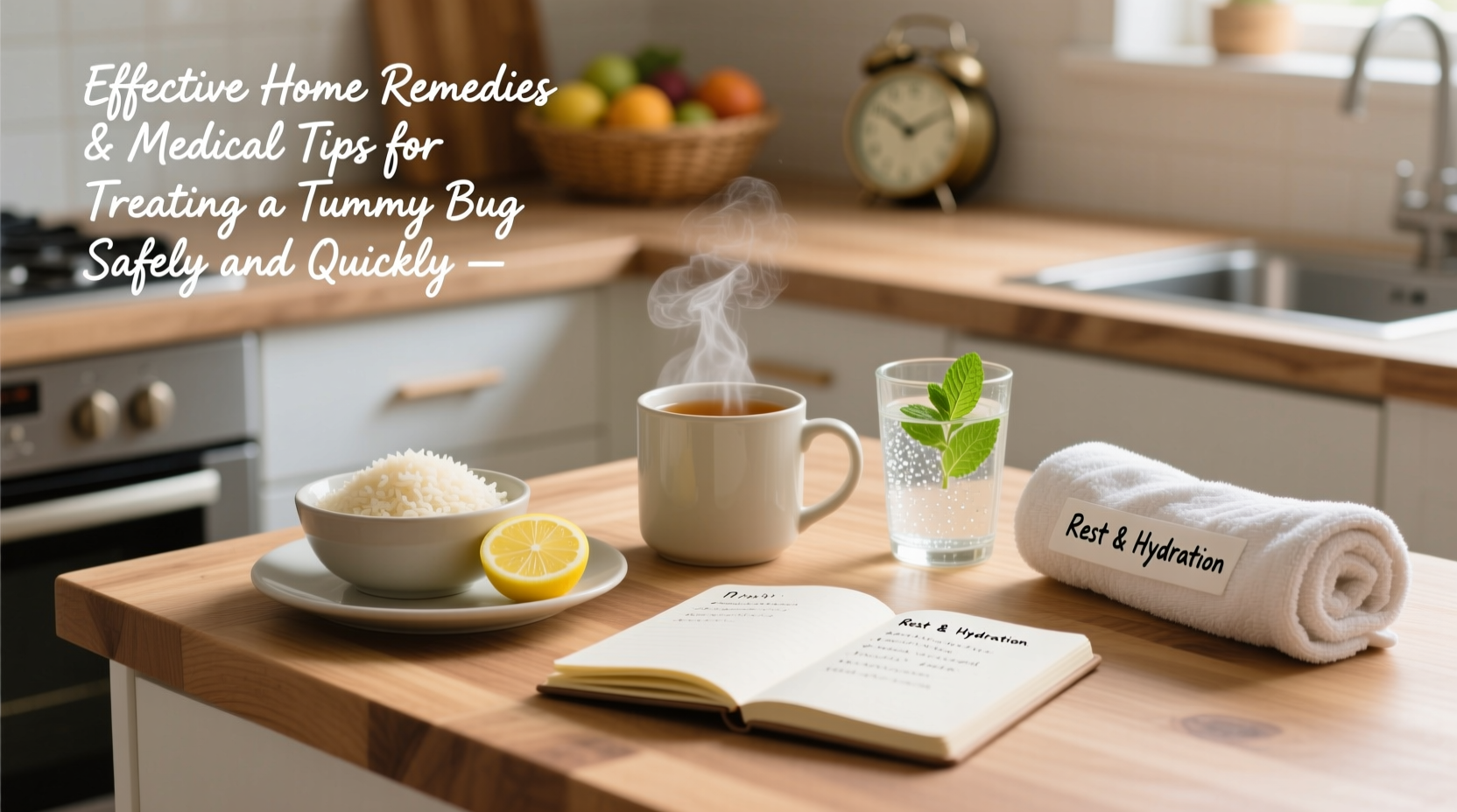 effective home remedies and medical tips for how to treat a tummy bug safely and quickly
