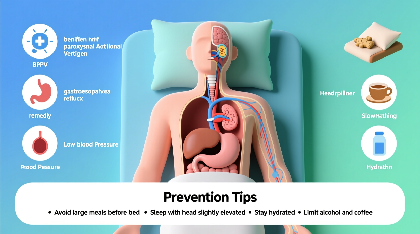 nauseous when lying down causes remedies and prevention