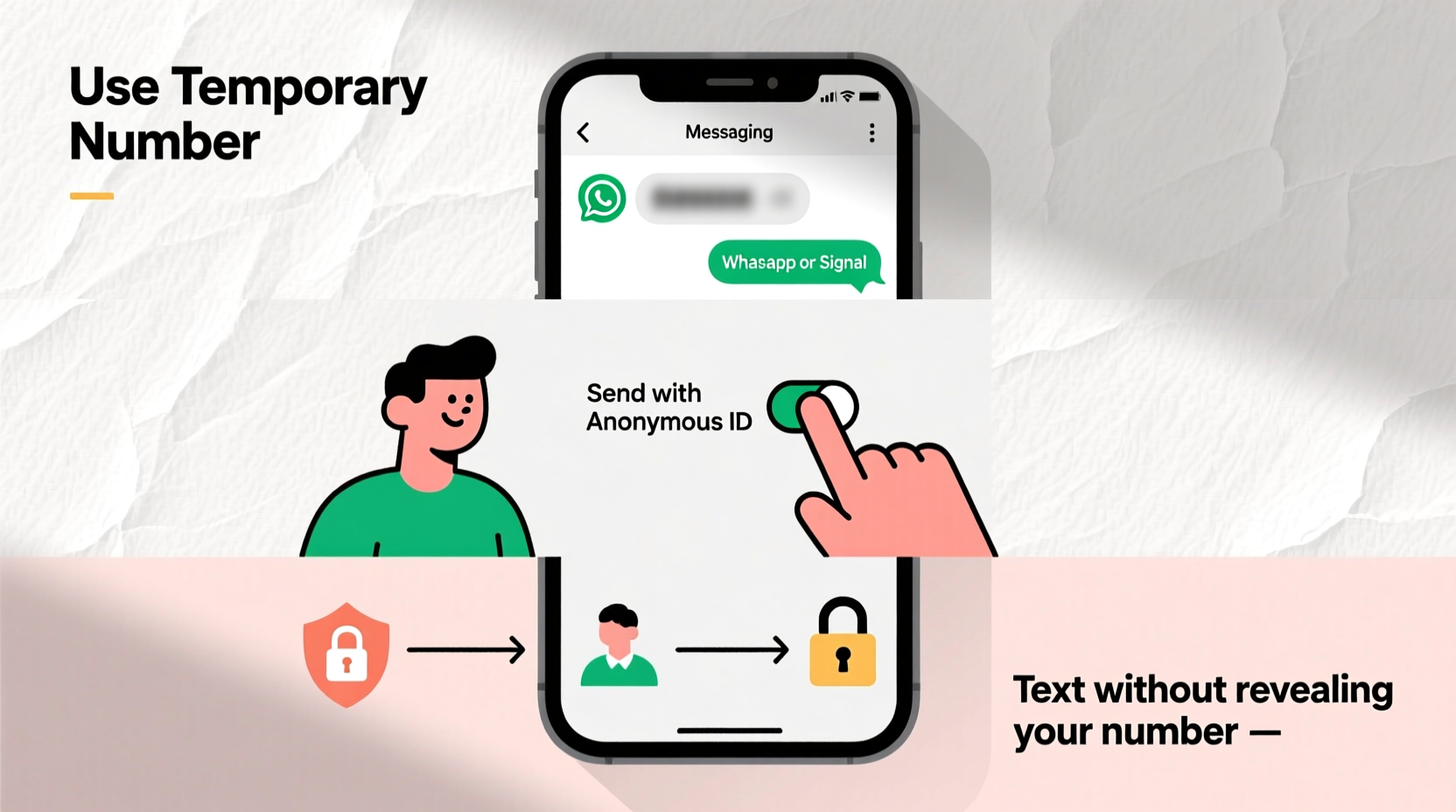 effective ways to text a number without revealing your phone number