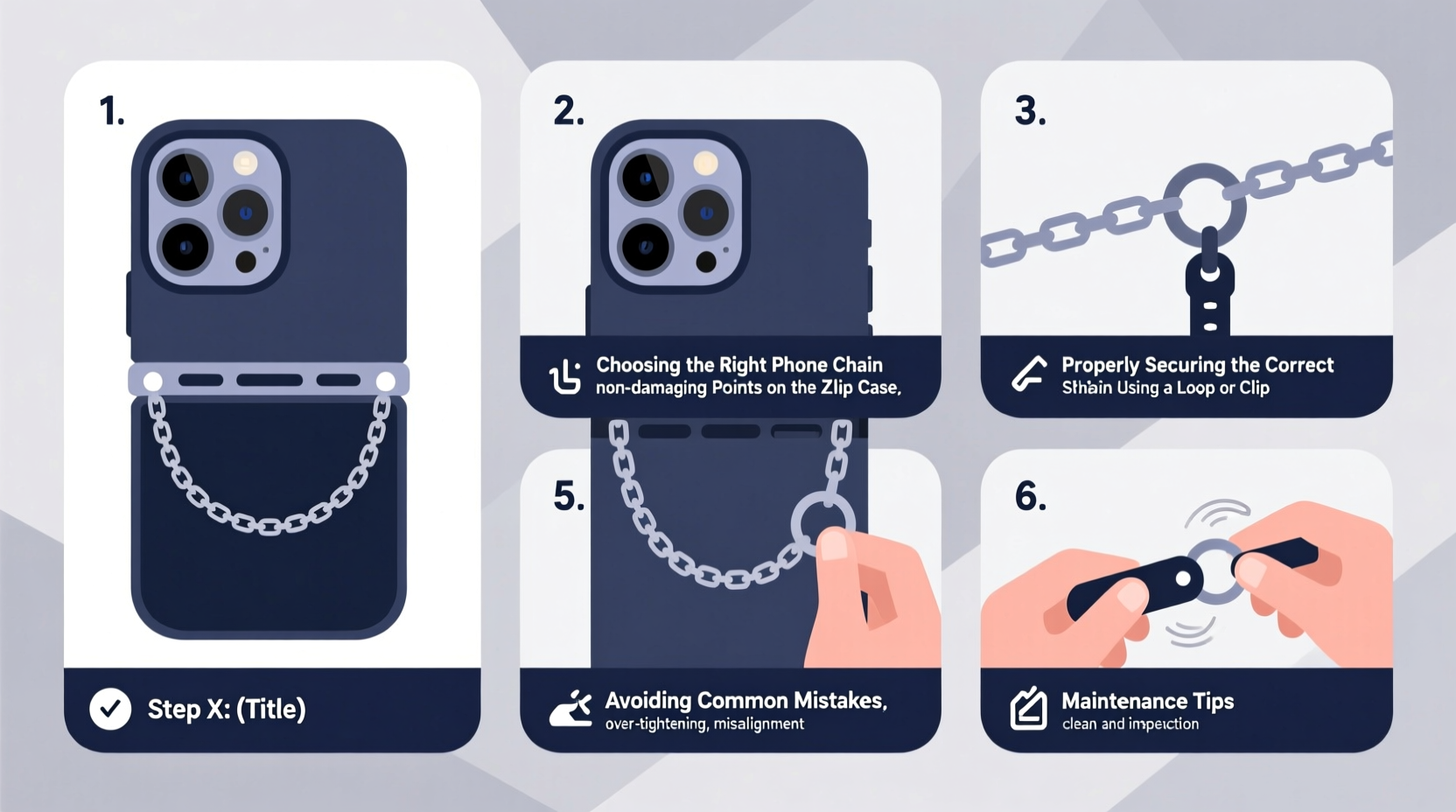 the ultimate guide to safely attaching a phone chain to your z flip case