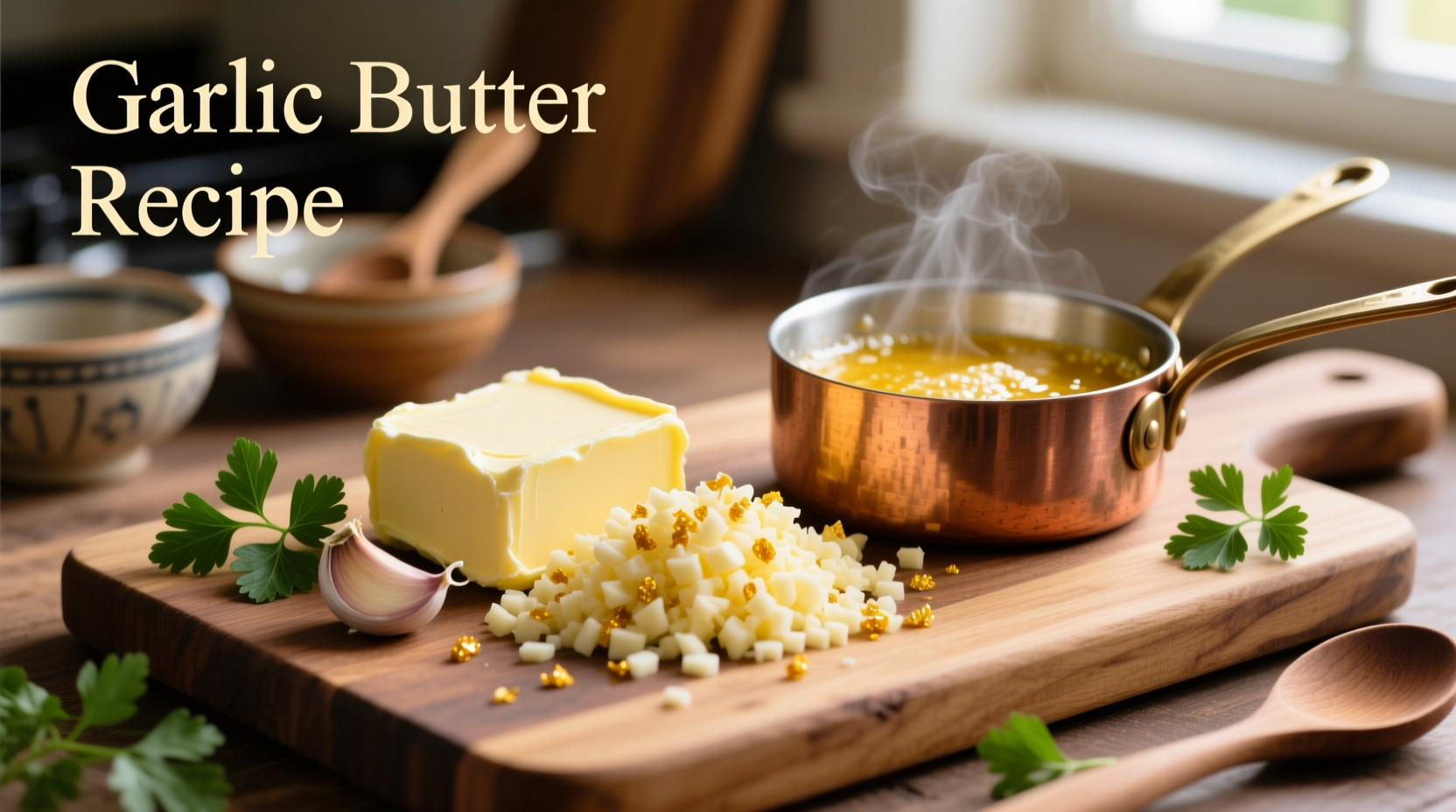recipe for making garlic butter