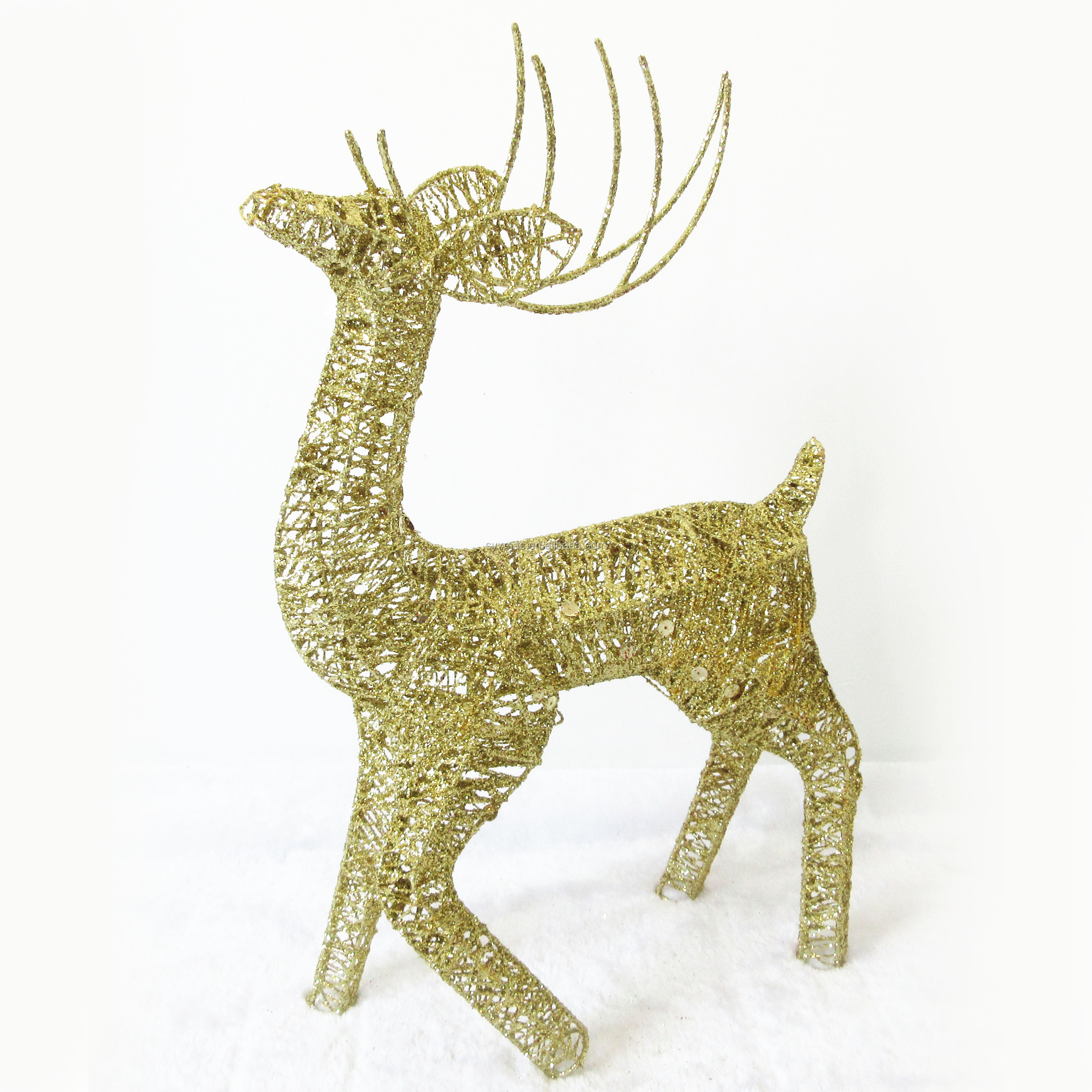 Creative Metal gold iron deer shape for decoration