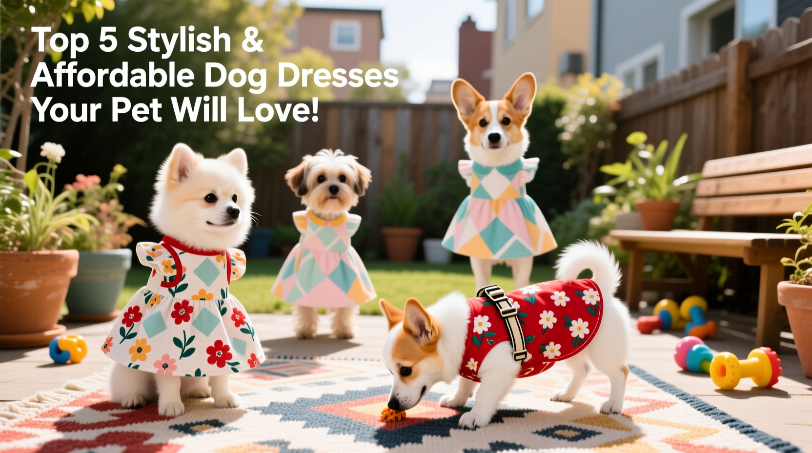 smart tips to discover affordable and stylish dog dresses your pet will love