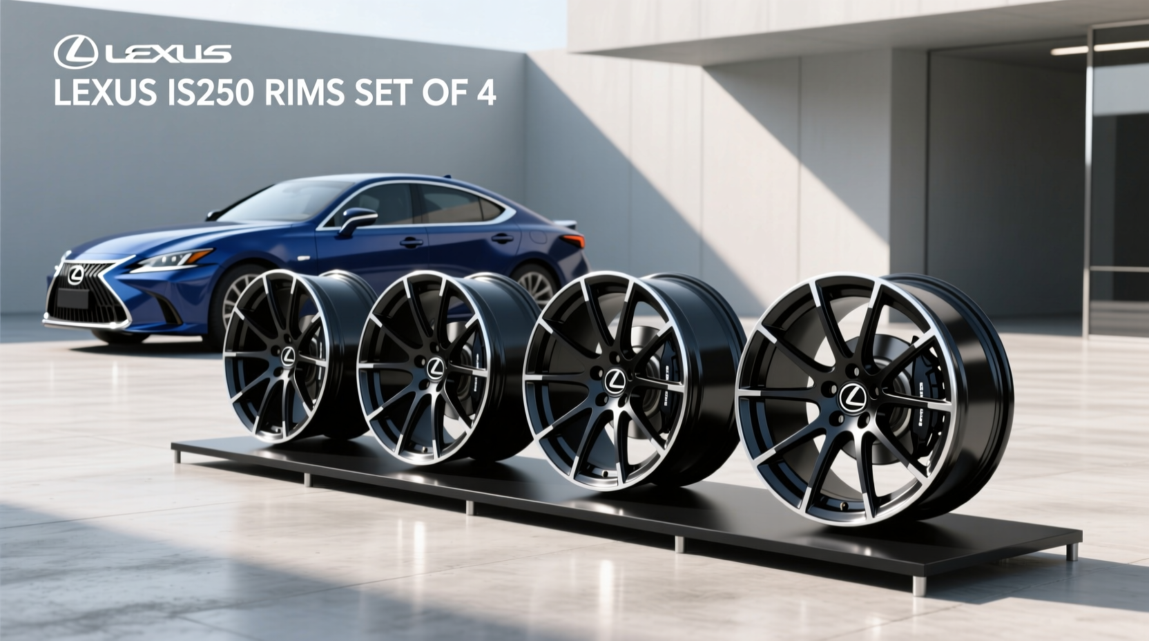 How to Choose a Set of 4 Rims for Lexus IS250
