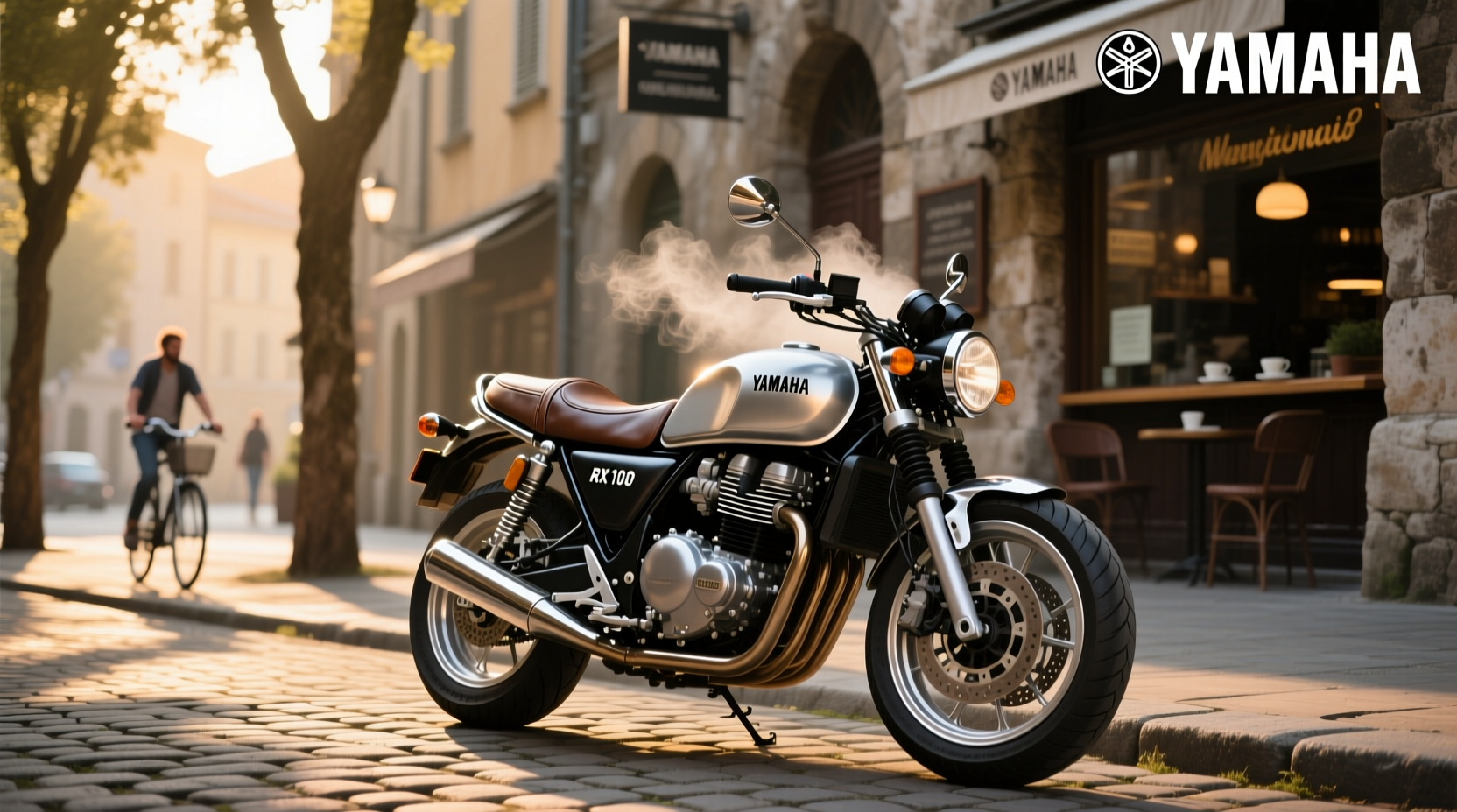 What is the engine size of the Yamaha RX 100 cc and is it worth buying in 2025?