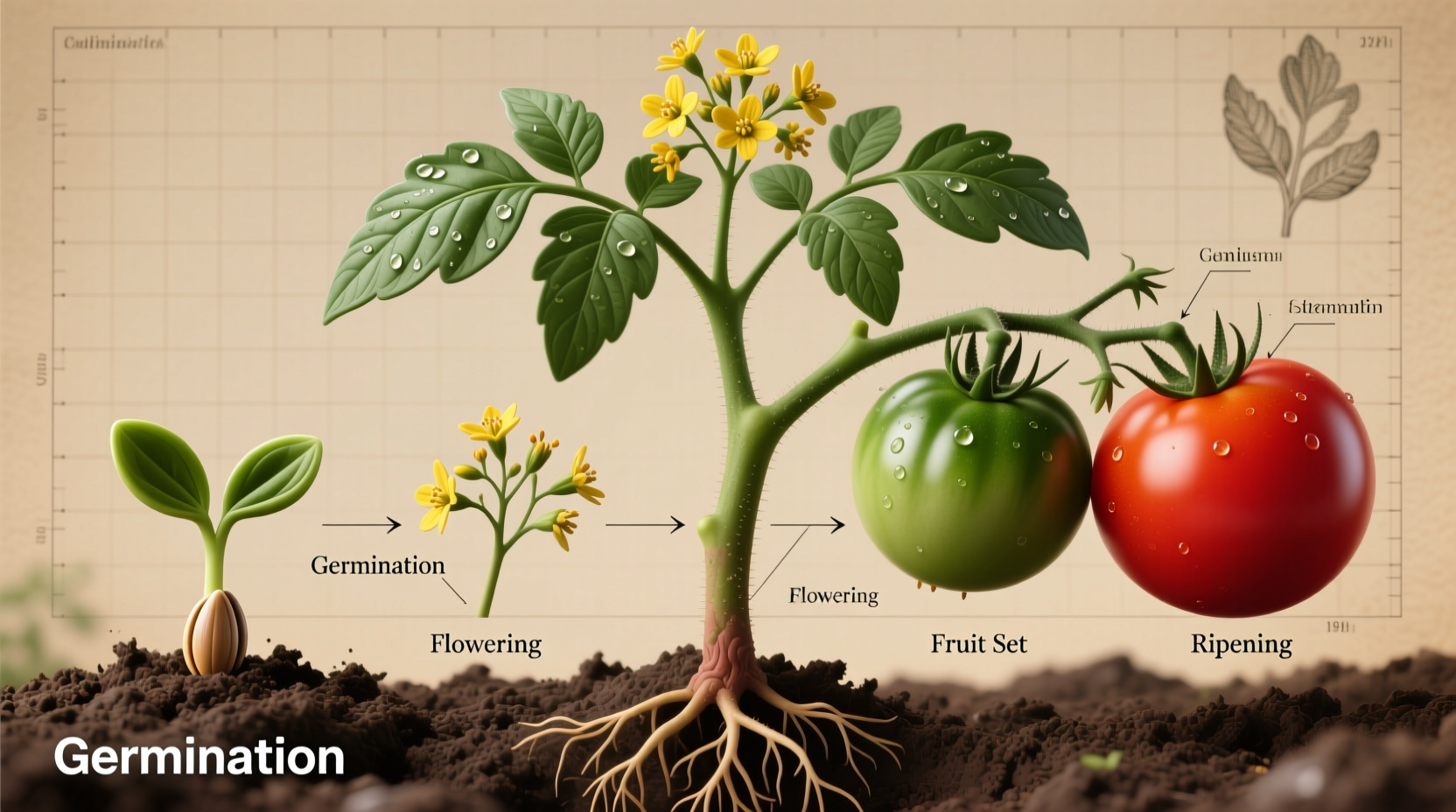 Tomato Plant Life Cycle: Complete Growth Stages Explained
