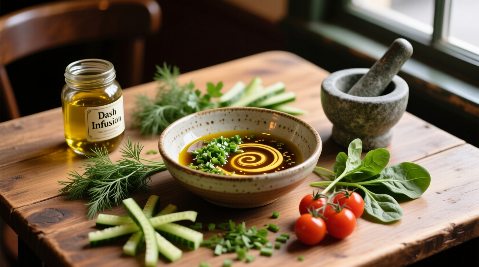 how to make vinaigrette without acid dashi salad