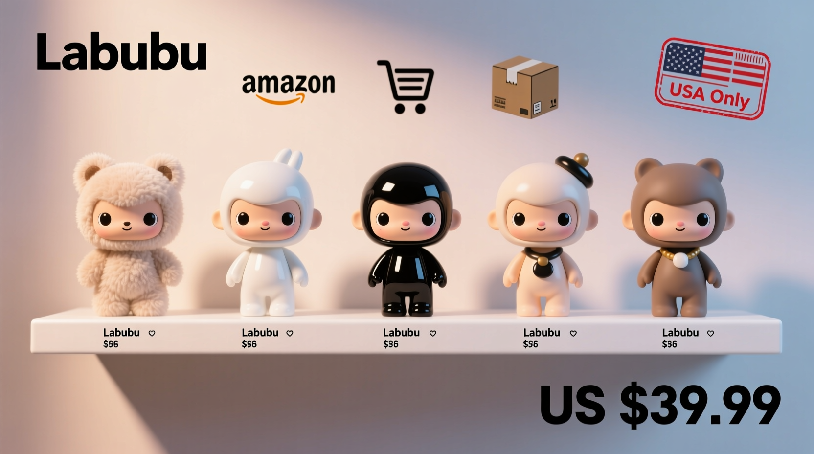 how much are labubu dolls in usa