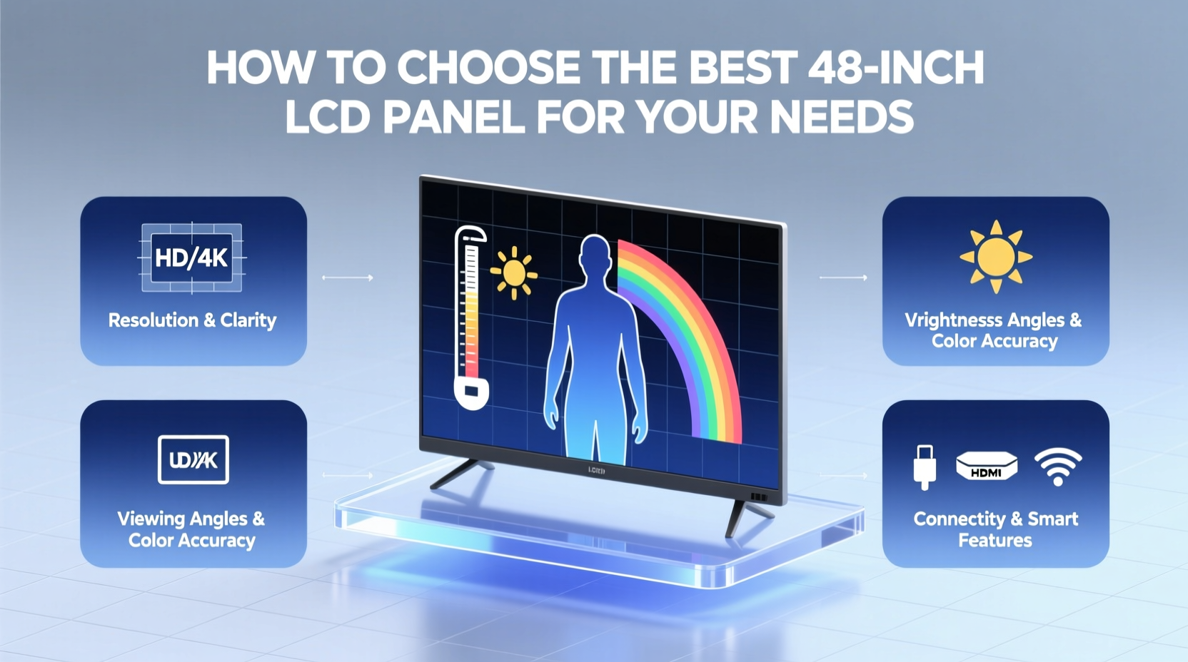 How to Choose the Best LCD Panel 48 Inch for Your Needs