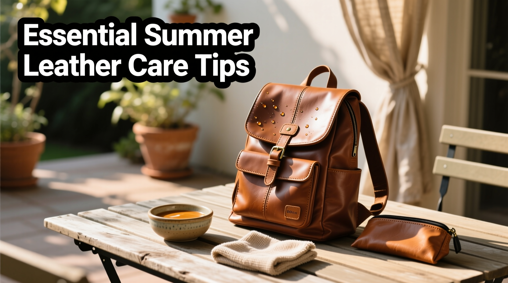 essential tips for preventing damage and maintaining your leather backpack in summer heat